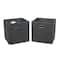 2 Pack Household Essentials 13" Fabric Storage Bins